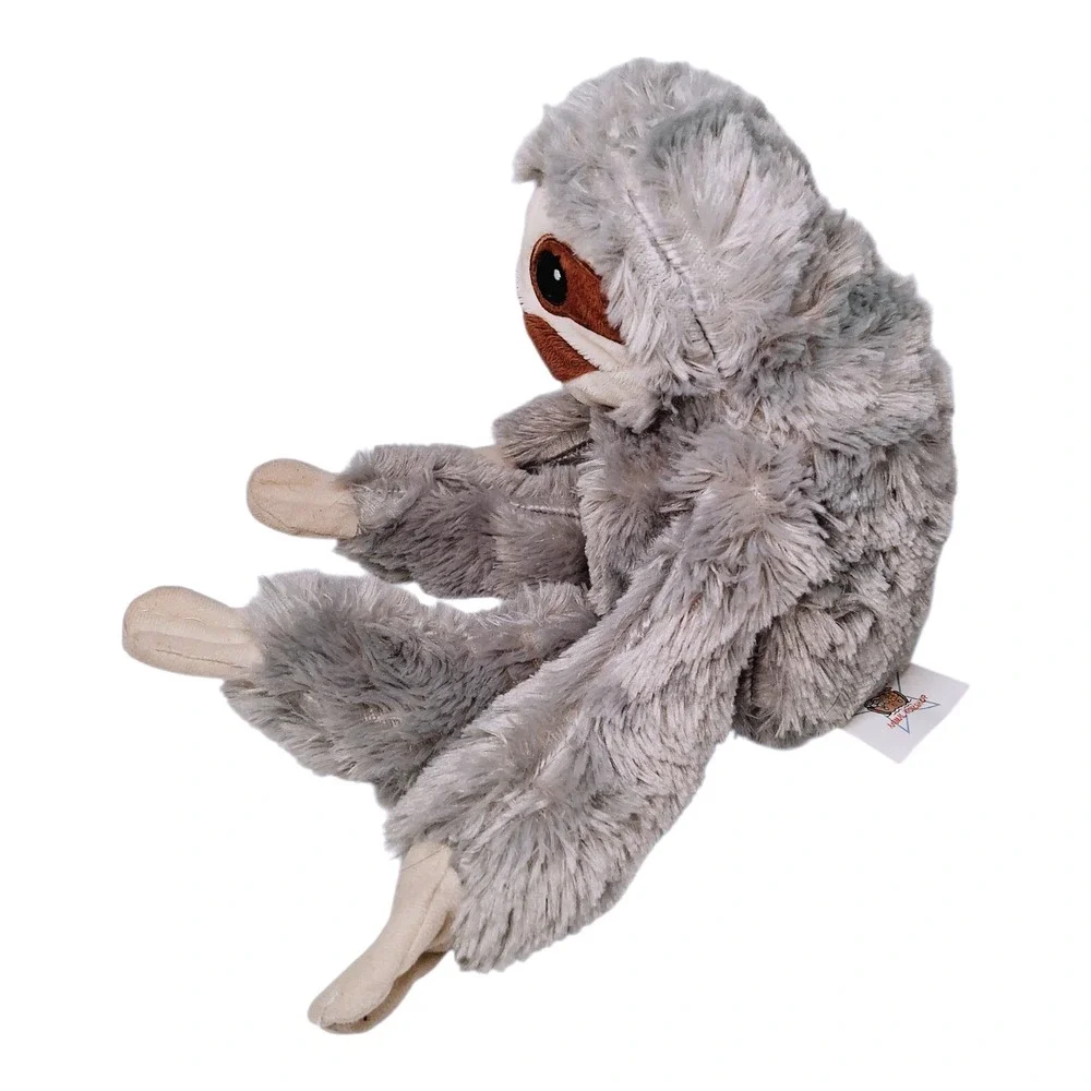 Noah's Ark‎ Animal Workshop Plush Sloth Toy Stuffed Animal Huggable Soft Gray